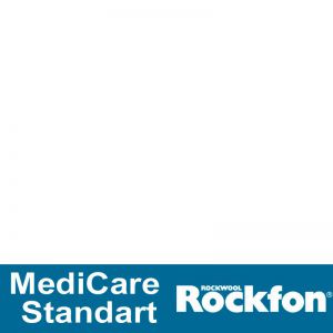 Потолочная плита Rockfon MediCare Standard A15/24 600х600х15 мм