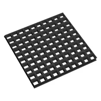 Грильято GL-15 ячейка 60x60, высота 37 мм, ширина 15 мм, черный оцинк