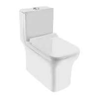 Унитаз напольный Essco Aspire AIS-WHT-101853S300SPPSM Белый с бачком