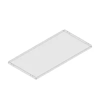 Подвесной потолок Армстронг Rv-Clip Plain белый GW 1200x600х40мм (кромка без фаски)