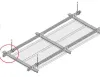 Подвесной потолок Армстронг V-Clip Bioguard Plain белый 1200x300х40мм (кромка без фаски)