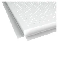 Кассетный потолок Албес AP600A6/45°/Т-24 Tegular 24 белый матовый перфорация F d=1,5