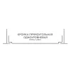 Кассетный потолок Албес AP600 Line (Board) белый матовый перфорация F d=1,5