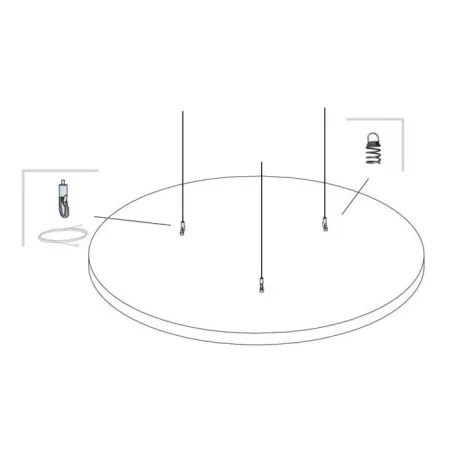 Экофон Соло PE Круг Ø1200мм, Белый