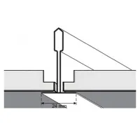 Кассетный потолок Албес AP600 Board белый матовый Эконом перфорация F d=1,5