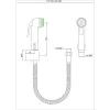 Лейка для гигиенического душа Essco ALE-CHR-593 Хром