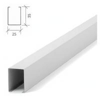 Рейка кубообразная Албес A25/35/S PRIM белый матовый
