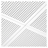 Кассетный потолок Алебс AP300*300АС/45° белый матовый Эконом перфорация F d=0,75